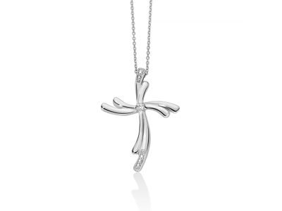 Croce in oro Con Diamanti Miluna Croce in oro Con Diamanti Miluna