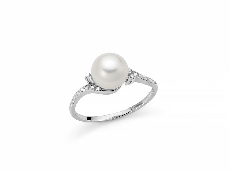 Anello "Perla" 7-7,5 Miluna