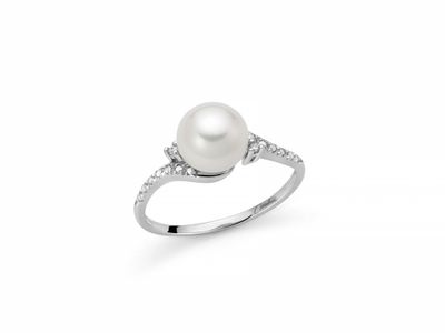 Anello "Perla" 7-7,5 Miluna