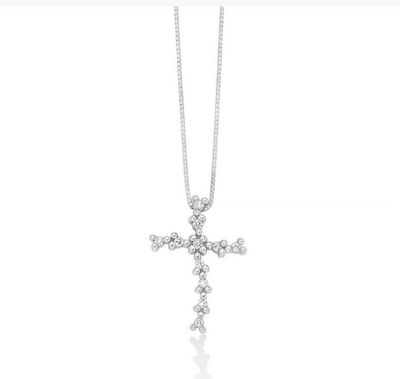 Croce Con Diamanti Miluna
