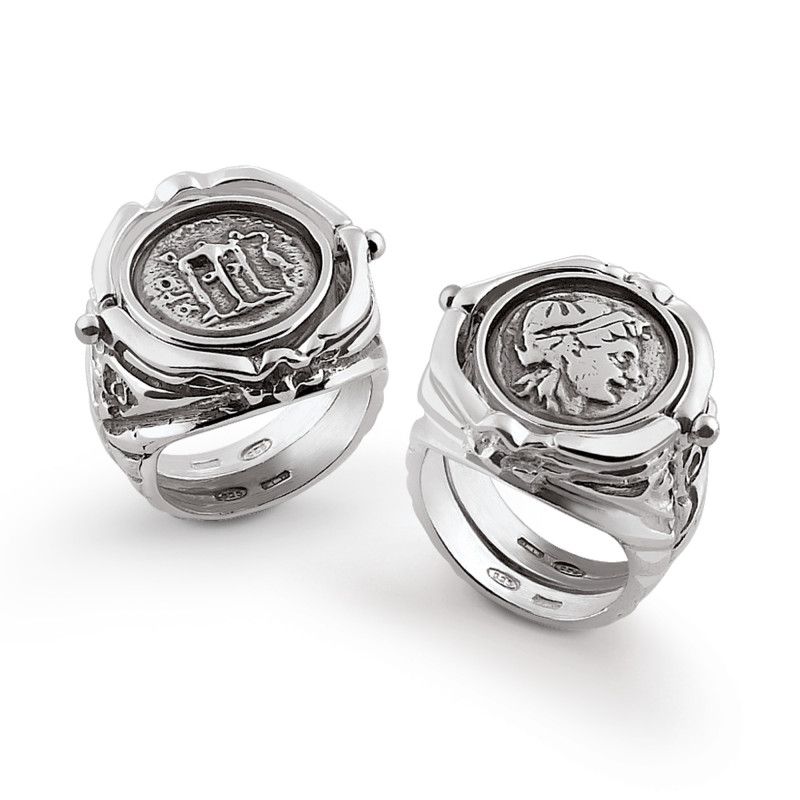 Anello Con Moneta Girevole - Gerardo Sacco