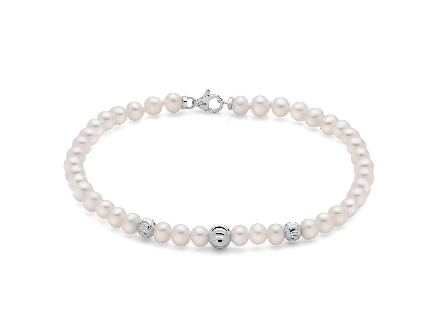 Bracciale di perle Boule e Fantasie in oro Miluna