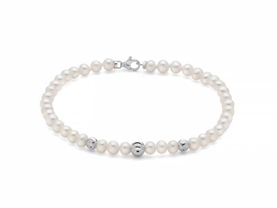 Bracciale di perle Boule e Fantasie in oro Miluna Bracciale di perle Boule e Fantasie in oro Miluna