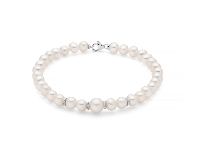 Bracciale “Perla” Con Baule e Fantasia 5-5,5 Miluna Bracciale “Perla” Con Baule e Fantasia 5-5,5 Miluna