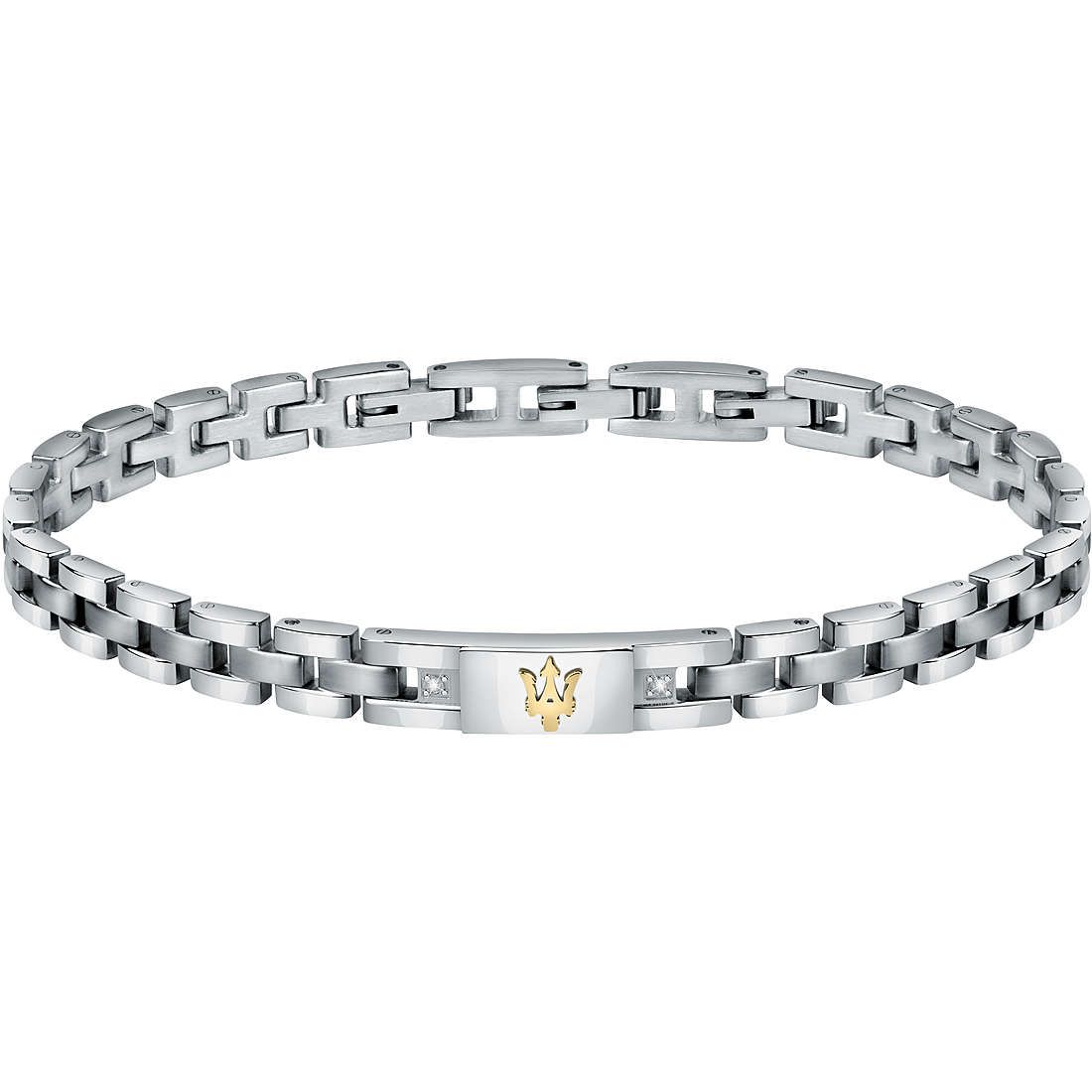bracciale uomo Trident Diamond Maserati