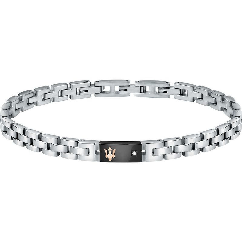 Bracciale Uomo Con Diamante Nero Maserati Bracciale Uomo Con Diamante Nero Maserati