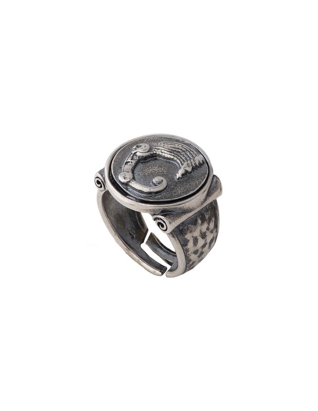 Anello Moneta Drago - Spadafora Gioielli Anello Moneta Drago - Spadafora Gioielli