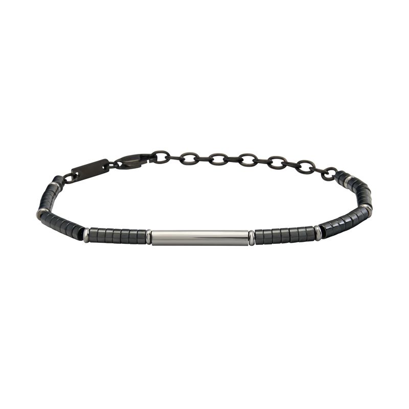 Bracciale Uomo B ROCKS BRACCIALE IN ACCIAIO ED EMATITE Bracciale Uomo B ROCKS BRACCIALE IN ACCIAIO ED EMATITE