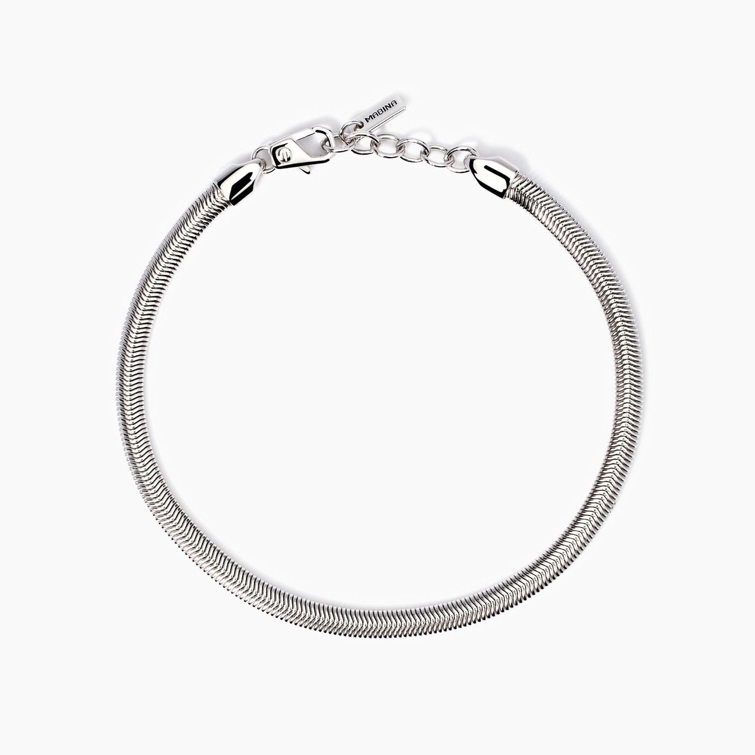 Bracciale uomo con catena groumette Denim Mabina Gioielli Uomo