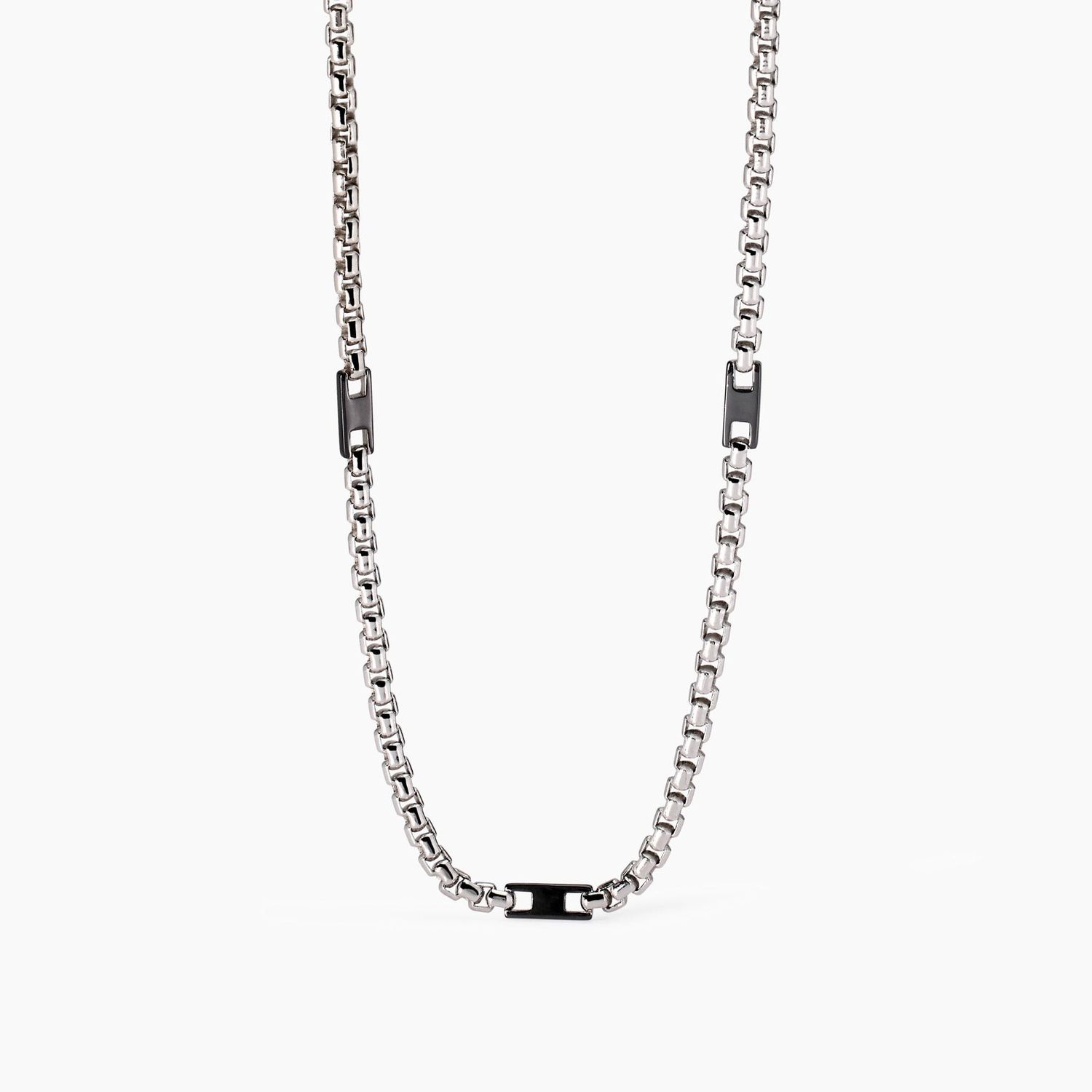 Collana uomo con elementi bruniti Active Mabina Gioielli Uomo Collana uomo con elementi bruniti Active Mabina Gioielli Uomo