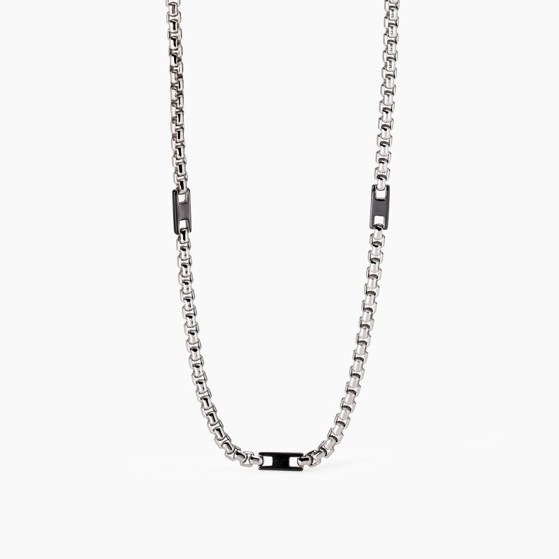 Collana uomo con elementi bruniti Active Mabina Gioielli Uomo
