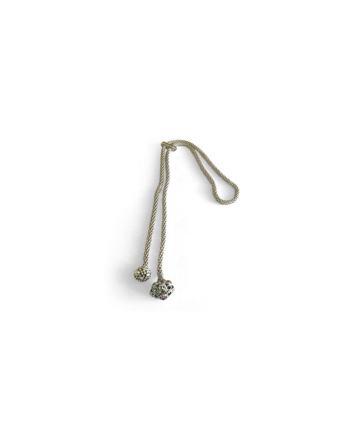 Collana Saliscendi in Argento con Trottole e Sinacolo - Gerardo Sacco