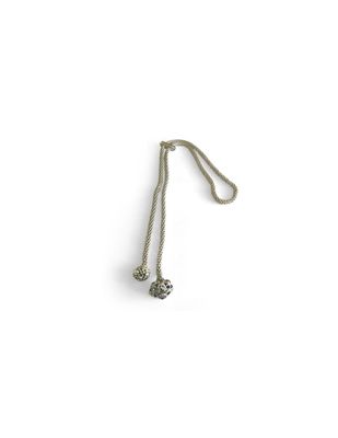 Collana Saliscendi in Argento con Trottole e Sinacolo - Gerardo Sacco
