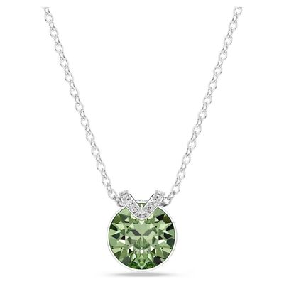 Pendente Pendente Bella V Taglio Round, Verde Swarovski