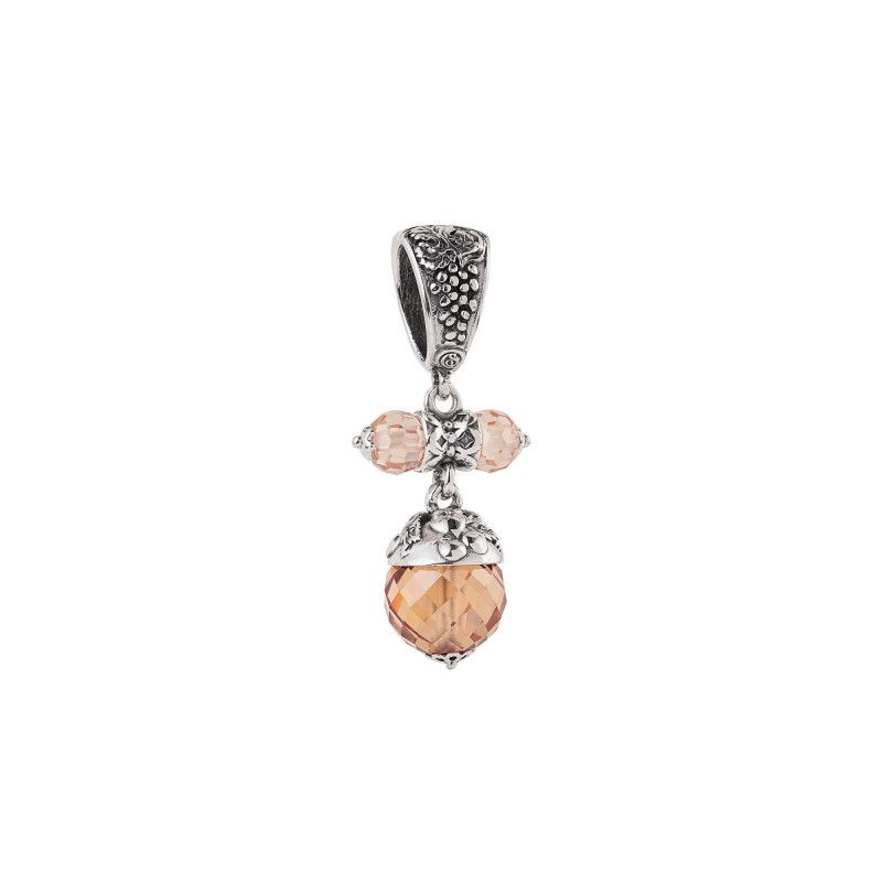 Ciondolo Stagioni Autunno in argento 925 con pietre cubic zirconia ambra  (autunno) - Gerardo Sacco