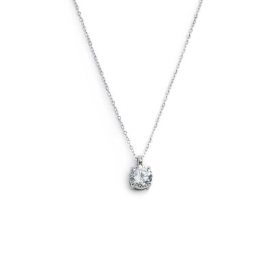 Collana catena cutting cross zircone centrale 7mm  Marlu' Donna