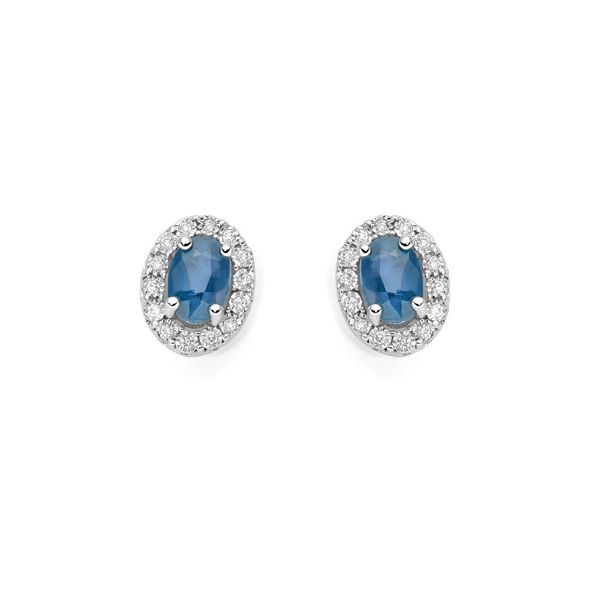 Orecchini Con Zaffiri e diamanti DonnaOro Luce