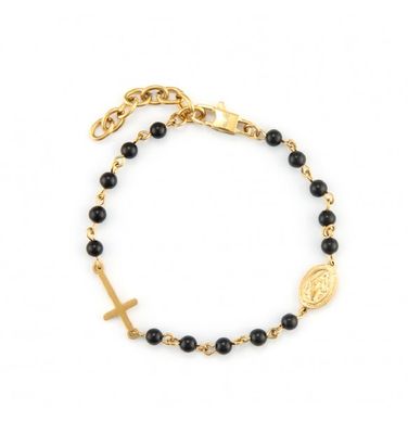 Bracciale 4US Cesare Paciotti rosario uomo 4UBR7344 Bracciale 4US Cesare Paciotti rosario uomo 4UBR7344