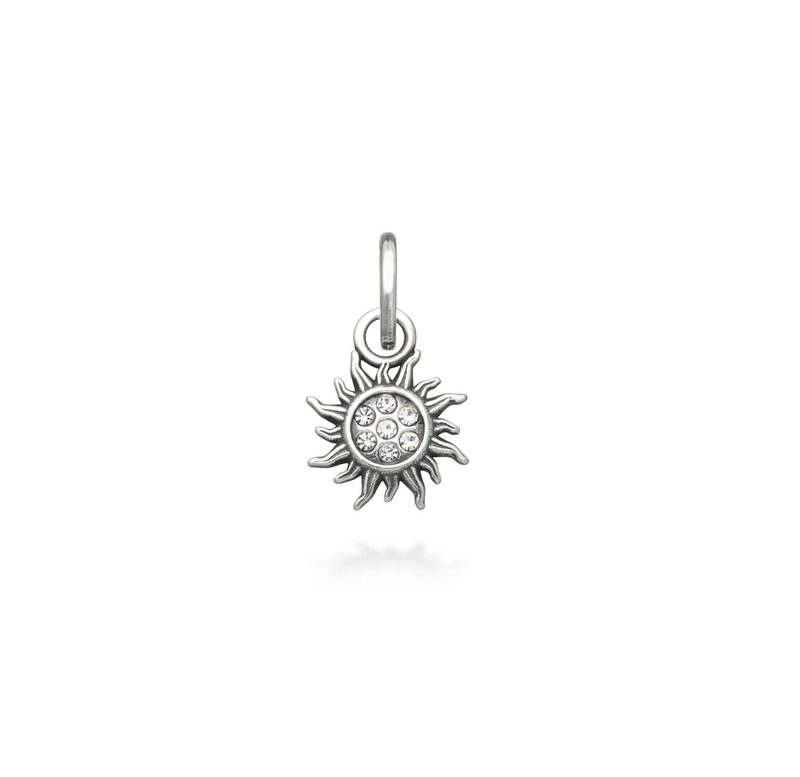mini charm sole yellow crystal