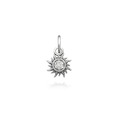 mini charm sole yellow crystal