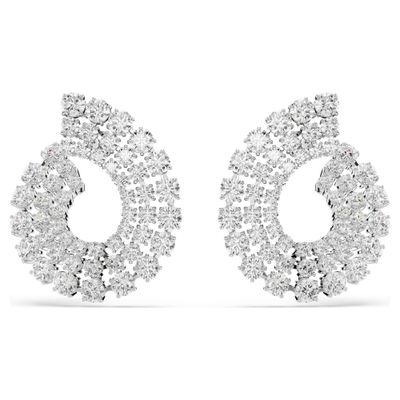 Orecchini a cerchio Matrix Swarovski