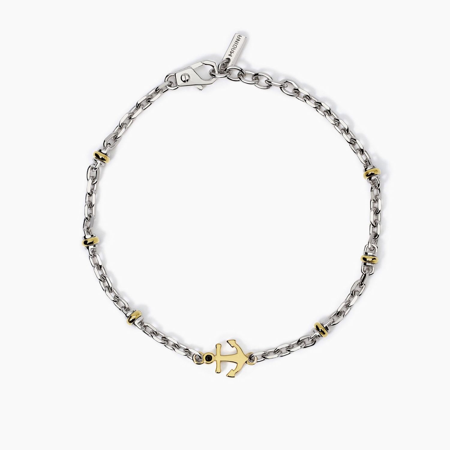 Bracciale regolabile con ancora Bali Mabina Uomo