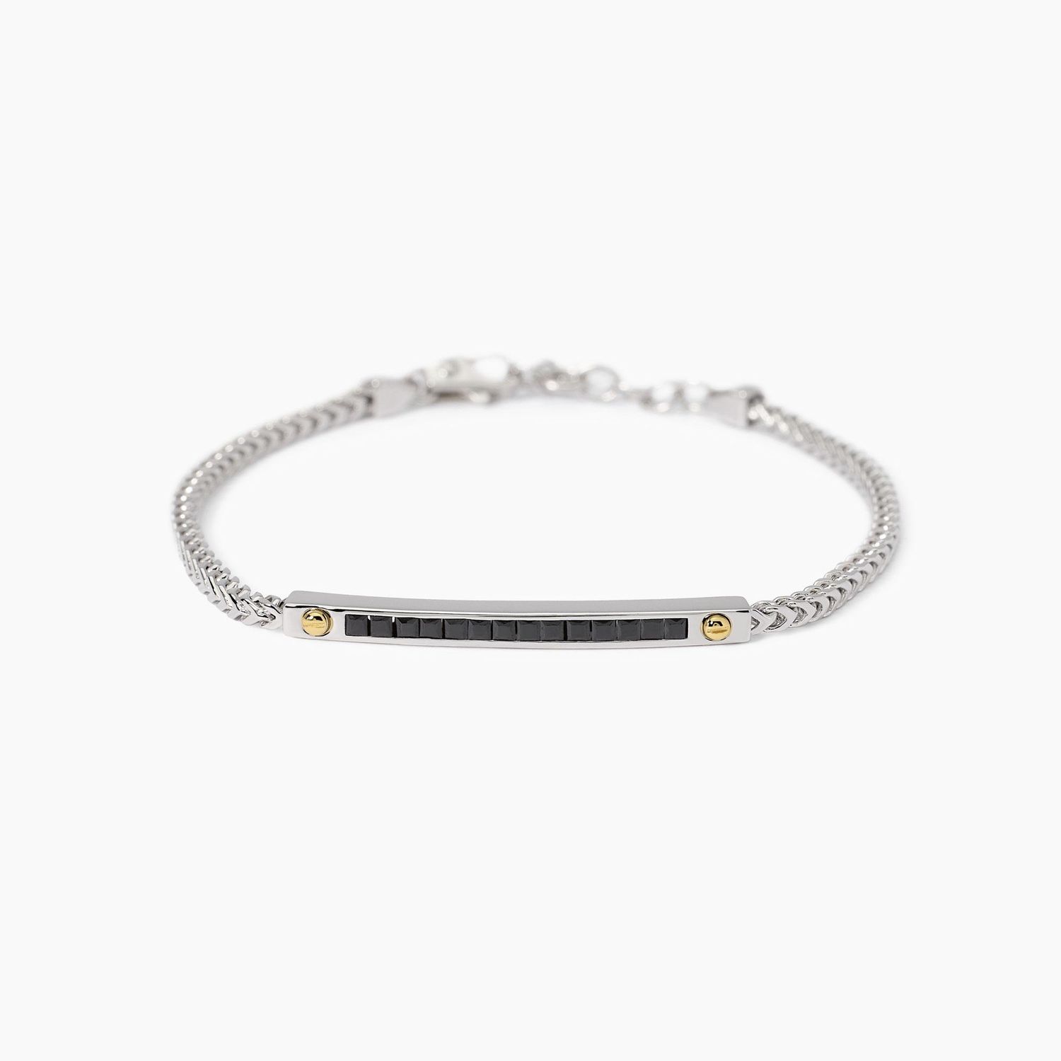 Bracciale con piastra in zirconi Tools Mabina Uomo