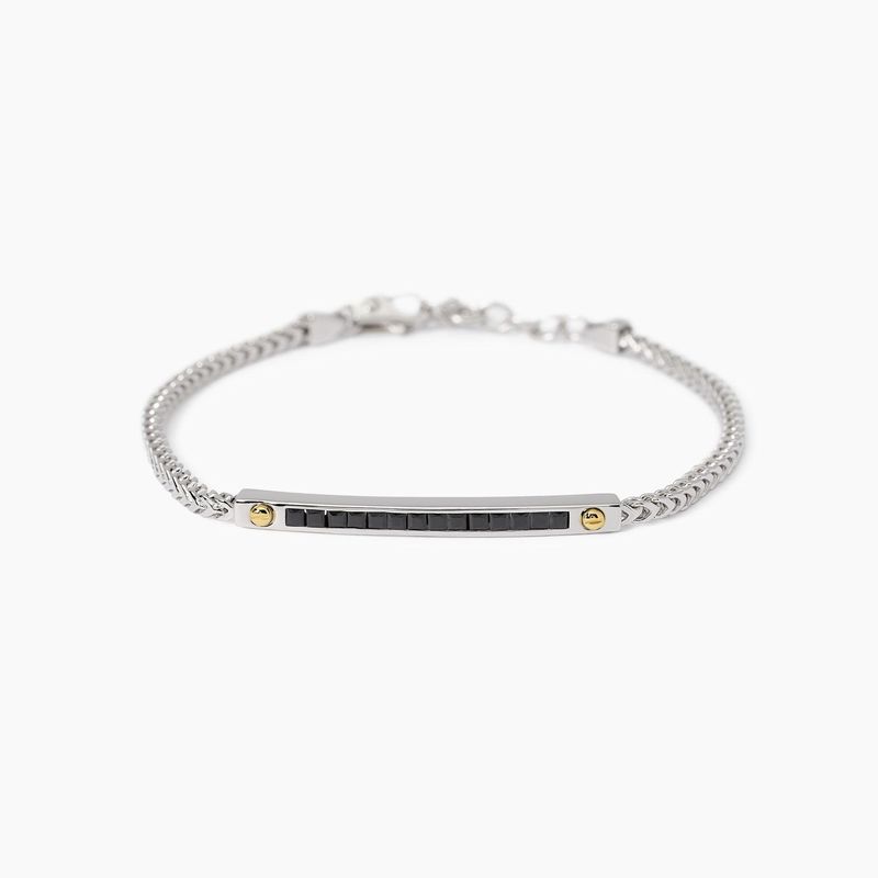 Bracciale con piastra in zirconi Tools Mabina Uomo