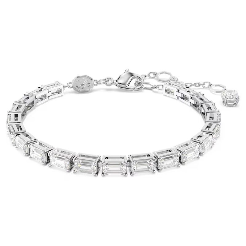 Bracciale Tennis Matrix Taglio baguette Swarovski