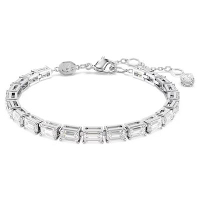 Bracciale Tennis Matrix Taglio baguette Swarovski