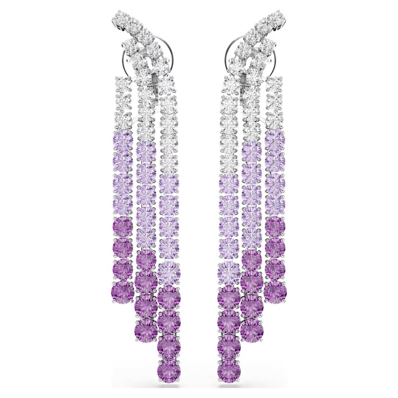 Orecchini a clip Matrix Sfumatura di colore Swarovski