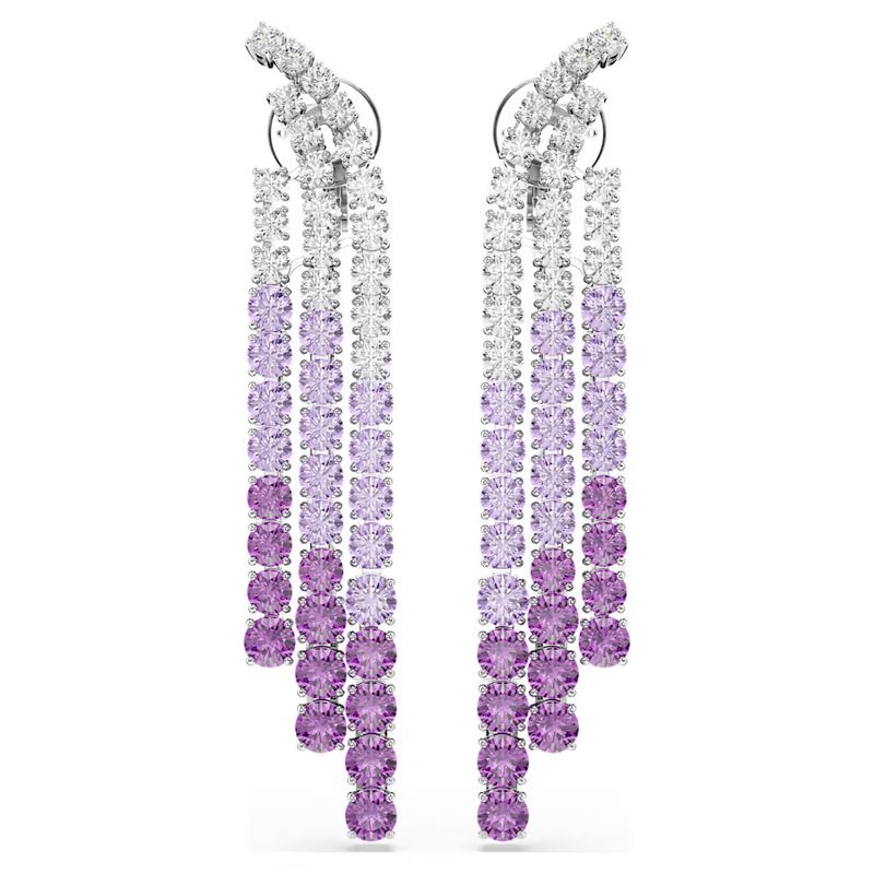 Orecchini a clip Matrix Sfumatura di colore Swarovski
