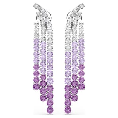Orecchini a clip Matrix Sfumatura di colore Swarovski