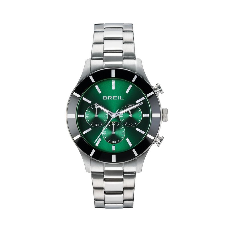 Orologio Breil Uomo REMIXER CHRONO GREEN GENT 42 MM Orologio Breil Uomo REMIXER CHRONO GREEN GENT 42 MM