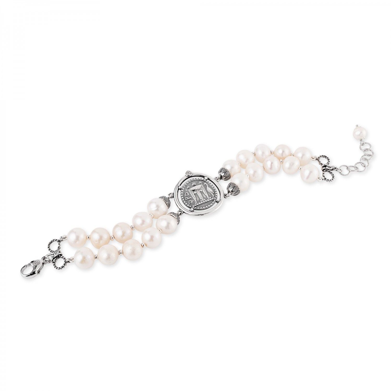 Bracciale Perle Con Moneta - Gerardo Sacco