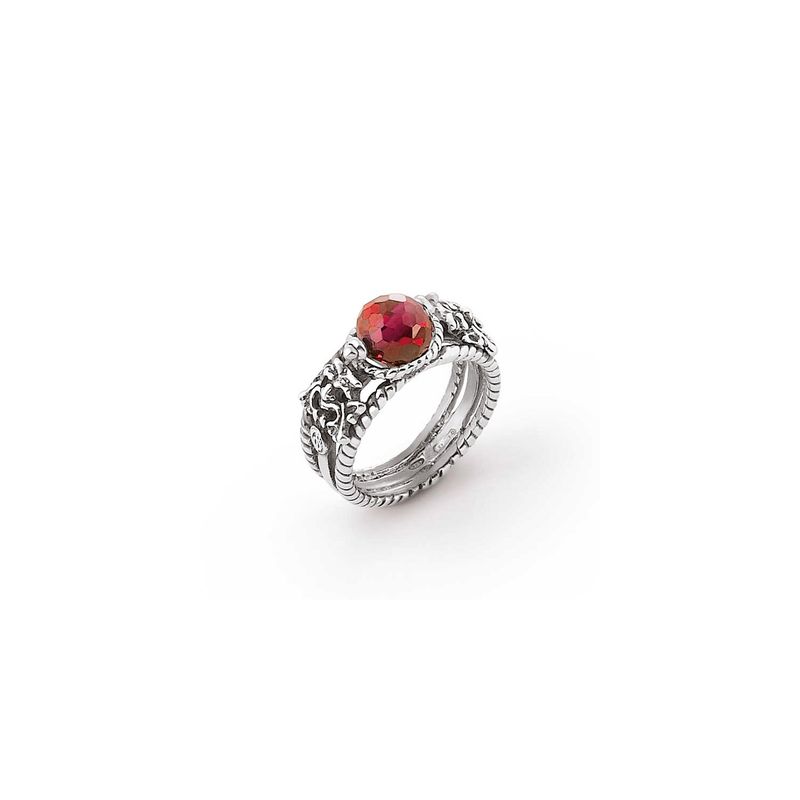 Anello Iride Rosso - Gerardo Sacco