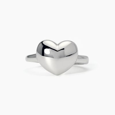 Anello chevalier con cuore DON'T SAY LOVE Mabina Gioielli