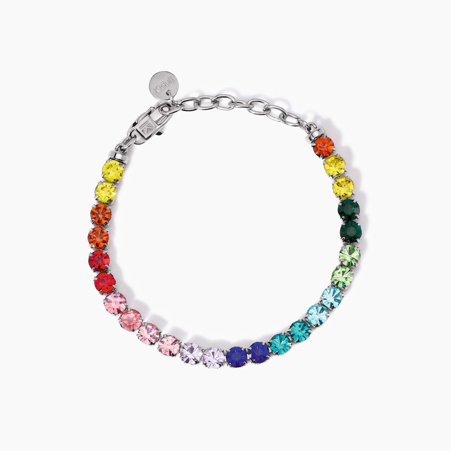 Bracciale tennis cristalli multicolor Style 12 Kidult