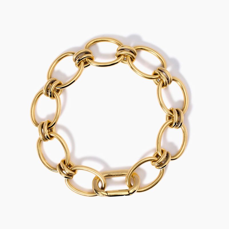 Bracciale dorato con maglie larghe Style 06 Kidult