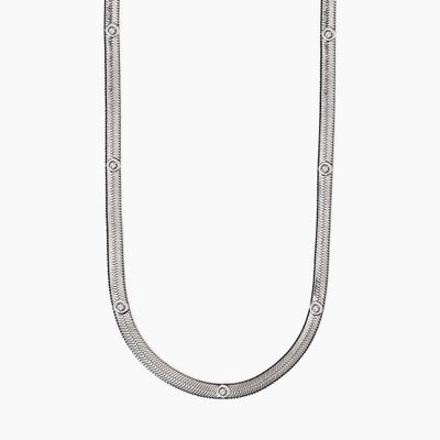 Girocollo con cristalli bianchi Style 04 Kidult