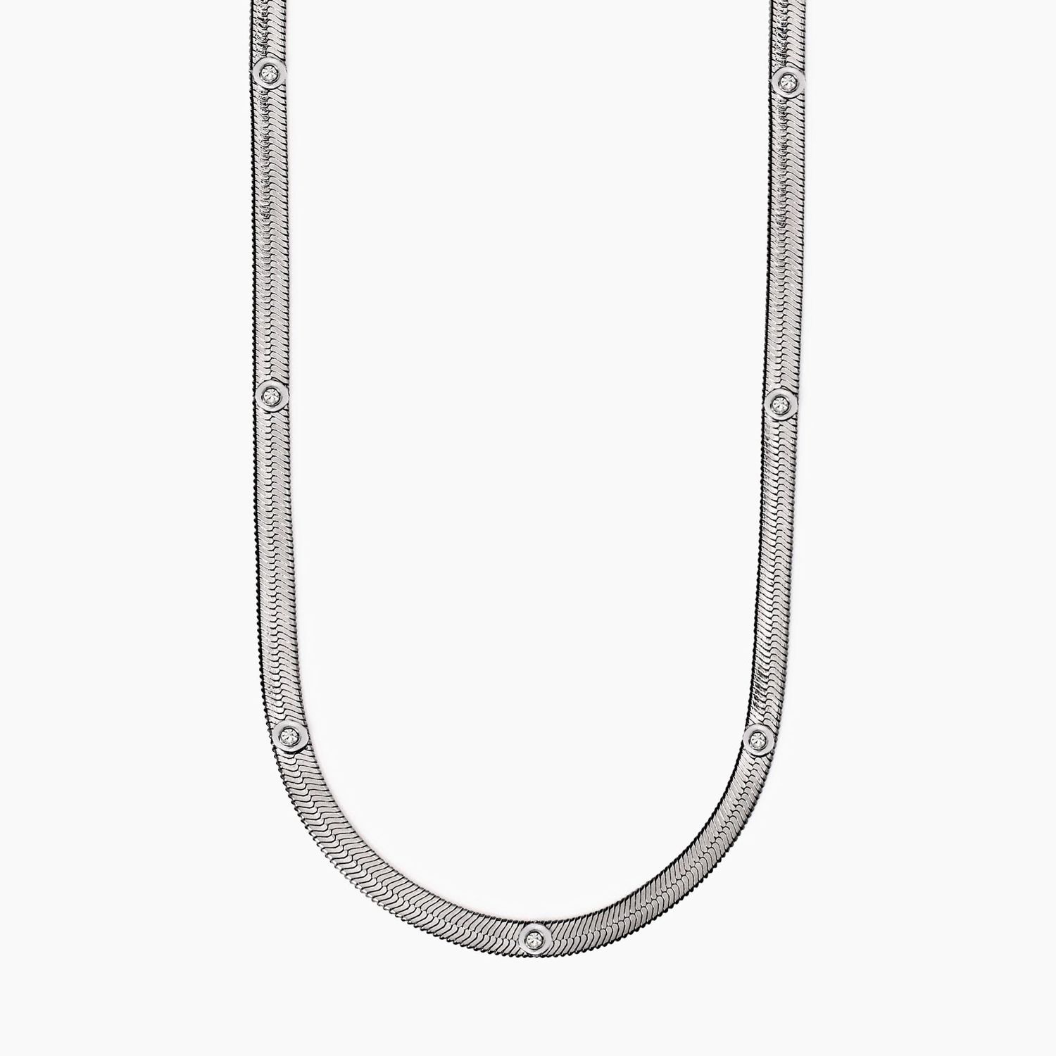 Girocollo con cristalli bianchi Style 04 Kidult