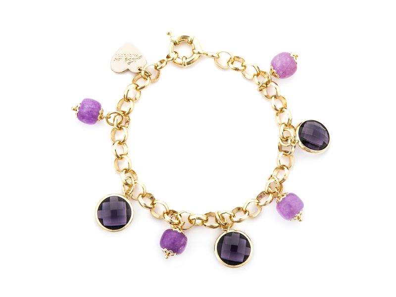 Bracciale Donna 4us Paciotti PIETRE VIOLA Bracciale Donna 4us Paciotti PIETRE VIOLA