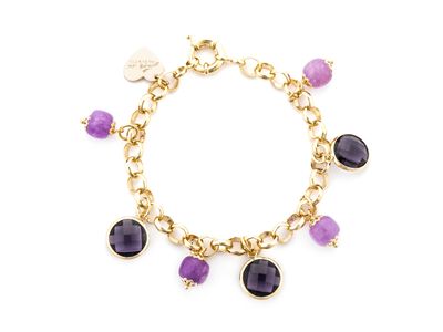 Bracciale Donna 4us Paciotti PIETRE VIOLA Bracciale Donna 4us Paciotti PIETRE VIOLA