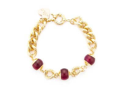 Bracciale Donna 4us Paciotti PIETRE ROSSE Bracciale Donna 4us Paciotti PIETRE ROSSE