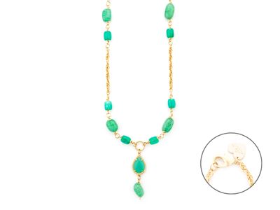 Collana Donna 4us paciotti GIADA VERDE MELA Collana Donna 4us paciotti GIADA VERDE MELA