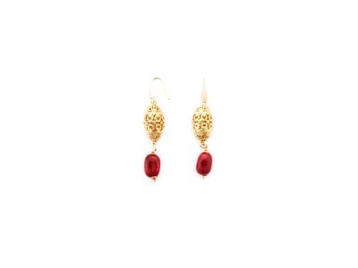 Orecchini Donna 4US Paciotti SASSOTTI ROSSI Orecchini Donna 4US Paciotti SASSOTTI ROSSI