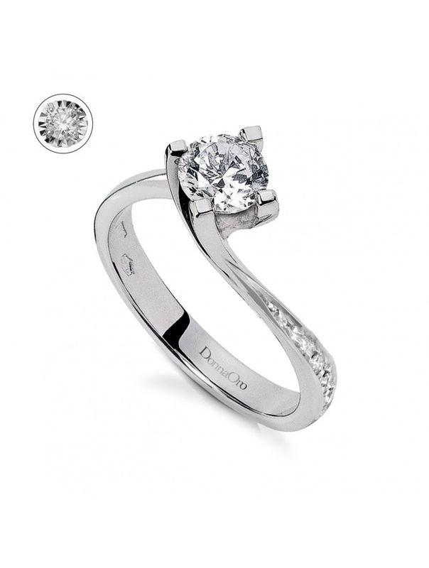 Anello Solitario Donna Oro Anello Solitario Donna Oro