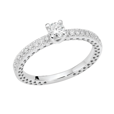 Anello Solitario Infinito Donnaoro Anello Solitario Infinito Donnaoro