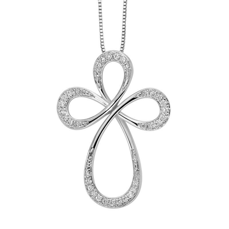Croce in oro e diamanti Donna Oro Croce in oro e diamanti Donna Oro