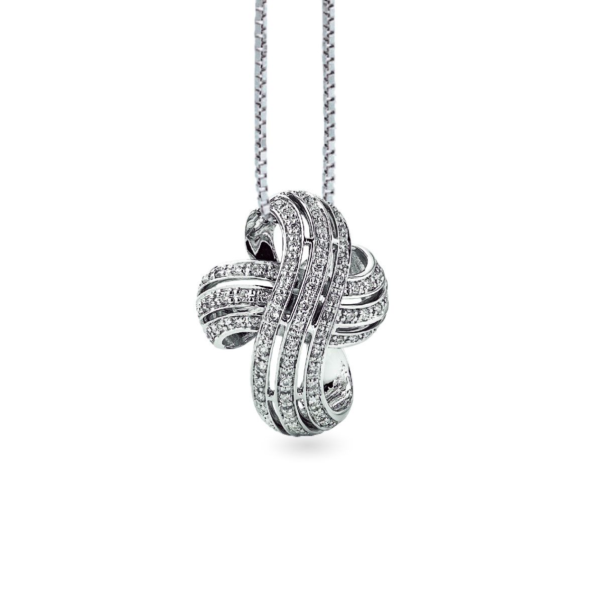 Croce in oro e diamanti Donna Oro